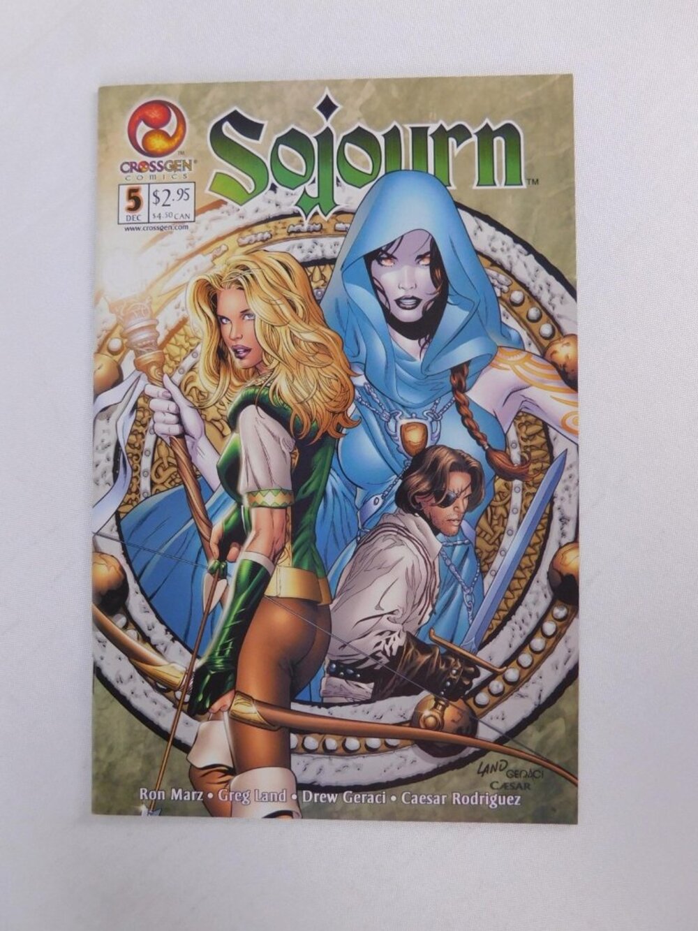 Sojourn #5 2002 Carlsen Comics Ron Marz Greg Land Comic Book Single Issue Color